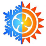 logo ventilation climatisation chaud froid